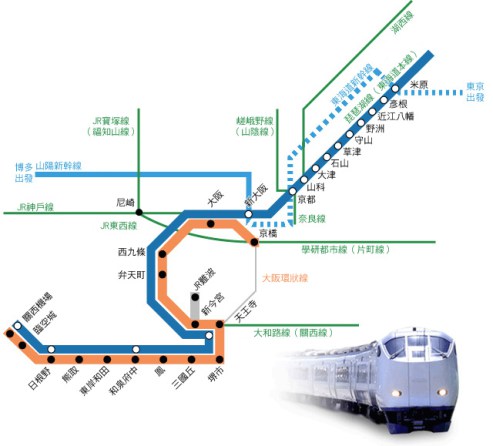 关西机场到心斋桥