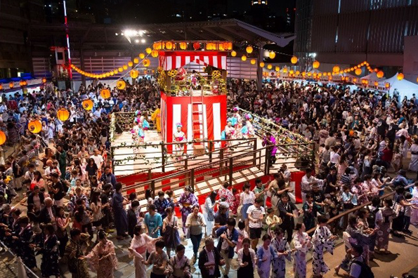 日本六本木之丘44天的夏日祭典!哆啦a梦 盂兰盆舞 美食嗨起来