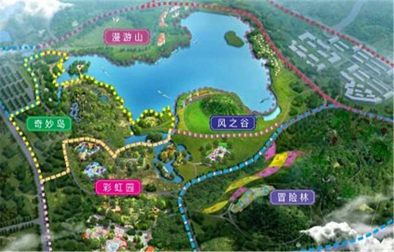 景点介绍:森哒星生态度假公园 森哒星生态度假公园落地项目位于贵安