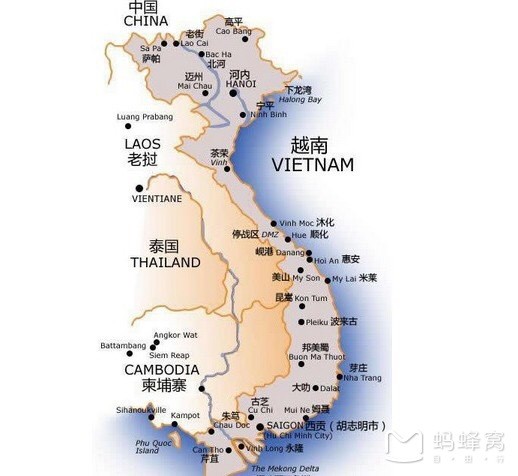 建议切换高清模式观看)     顺便附一张越南地图.图片