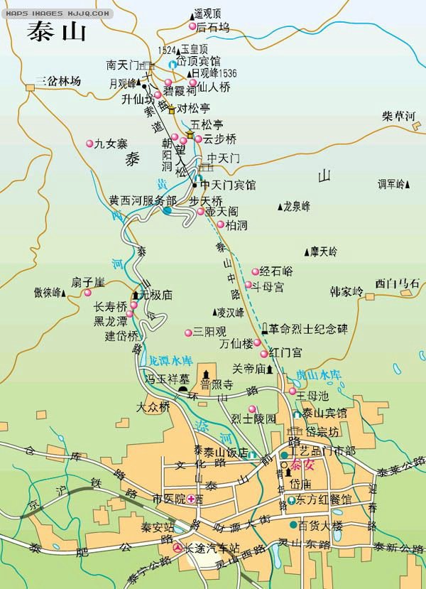 请问泰山的旅游线路怎么走