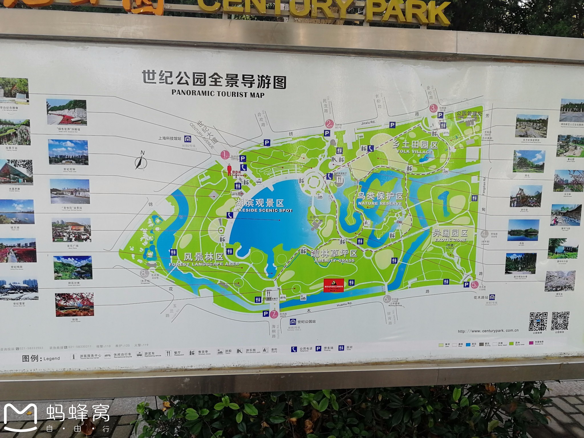 是世纪公园标志性景点,它背靠镜天湖,面向世纪大道.