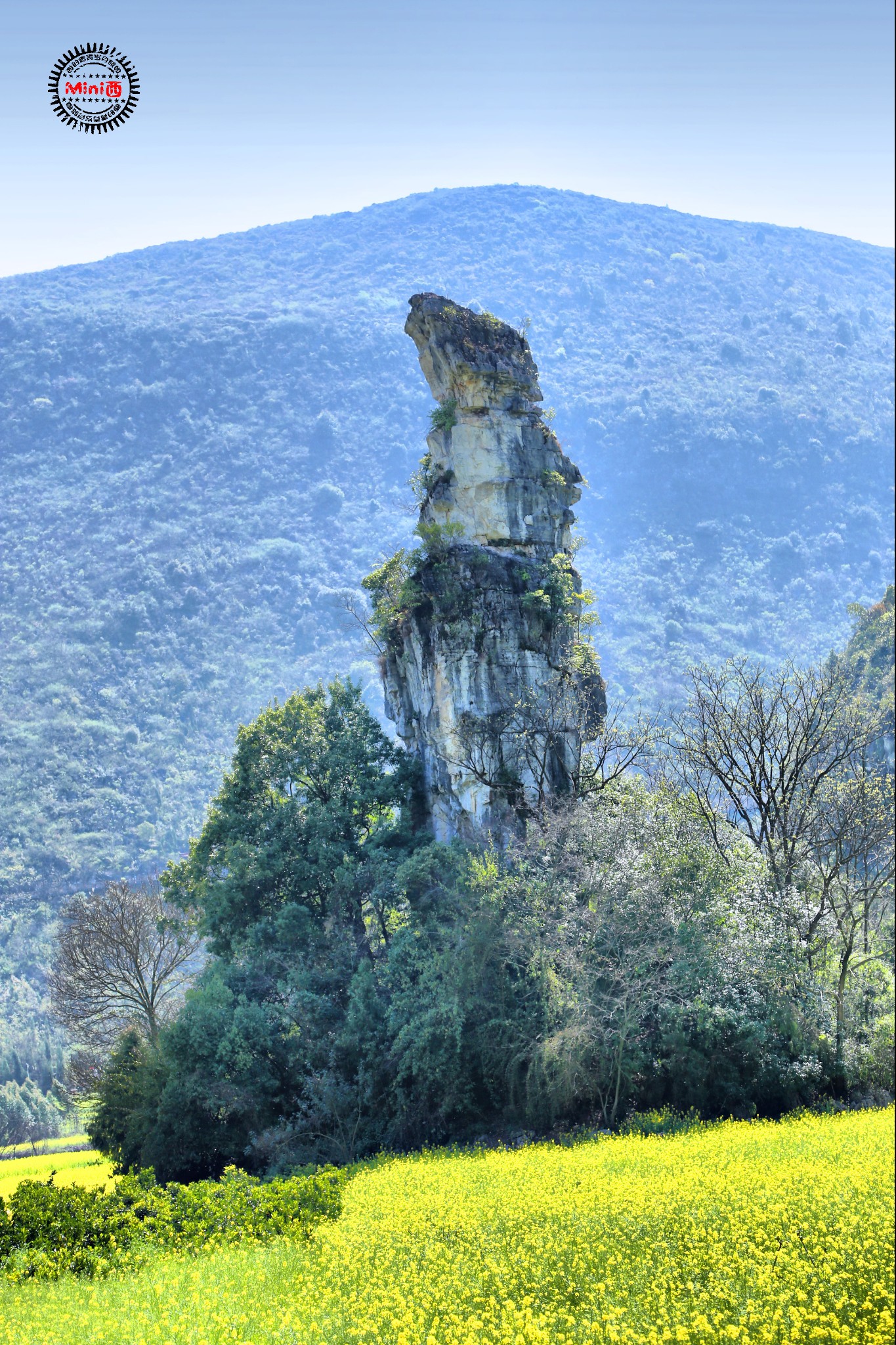 这是将军岩.