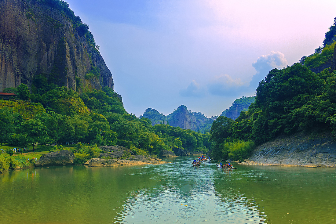 武夷山 青龙大瀑布3日半自助游(低碳旅行 ,单车骑行)