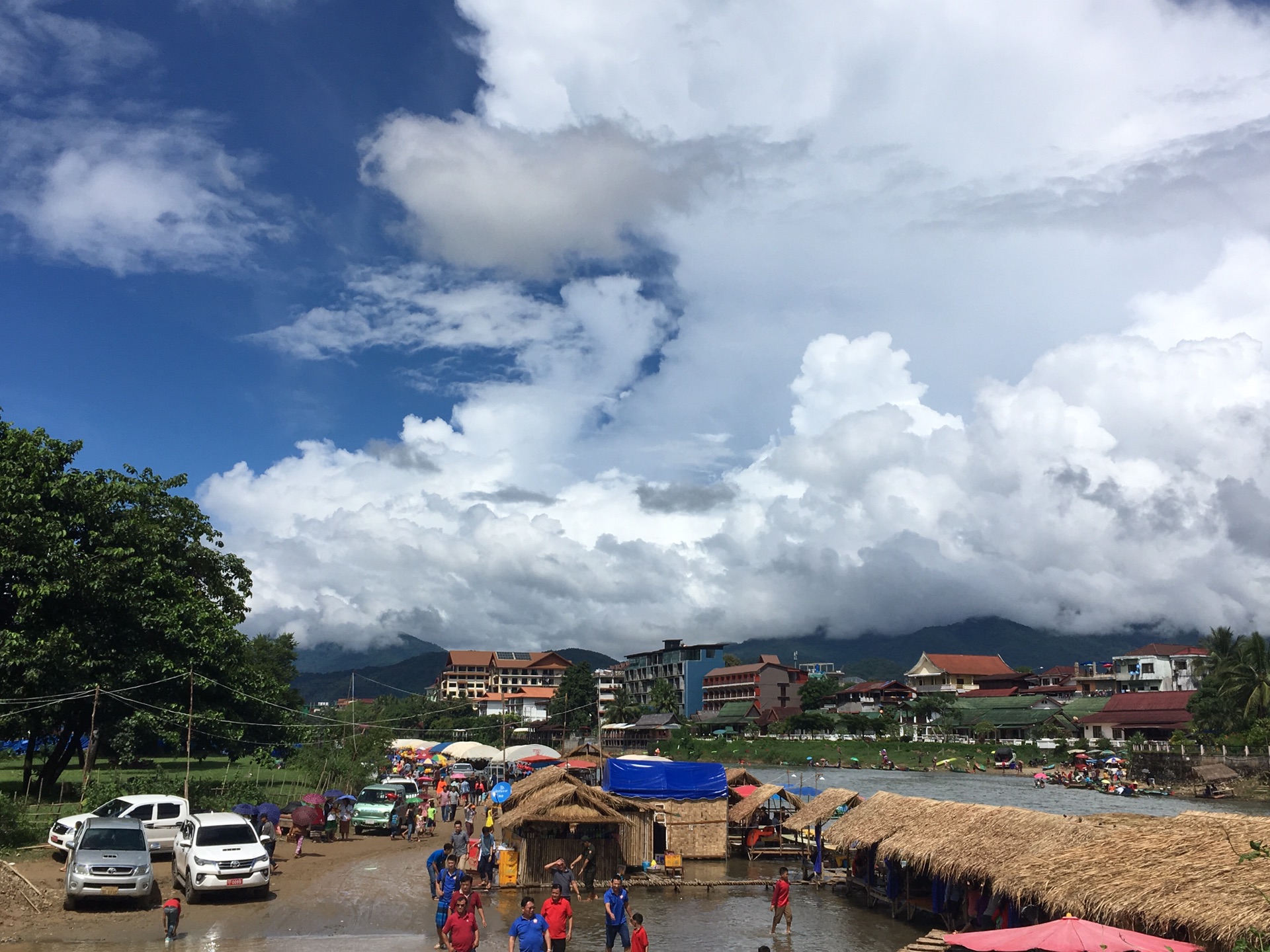 在老挝北部的云淡风轻