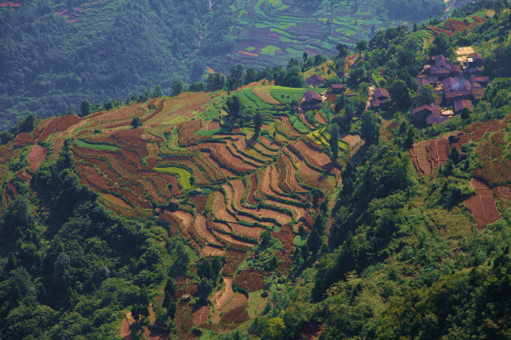 万源烟霞山风景区图片图片