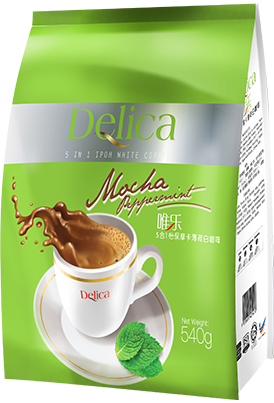马来西亚什么牌子的白咖啡好喝? 个人喜欢delica摩卡 薄荷口味.