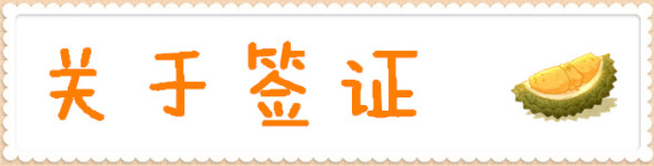 关于签证 关于签证